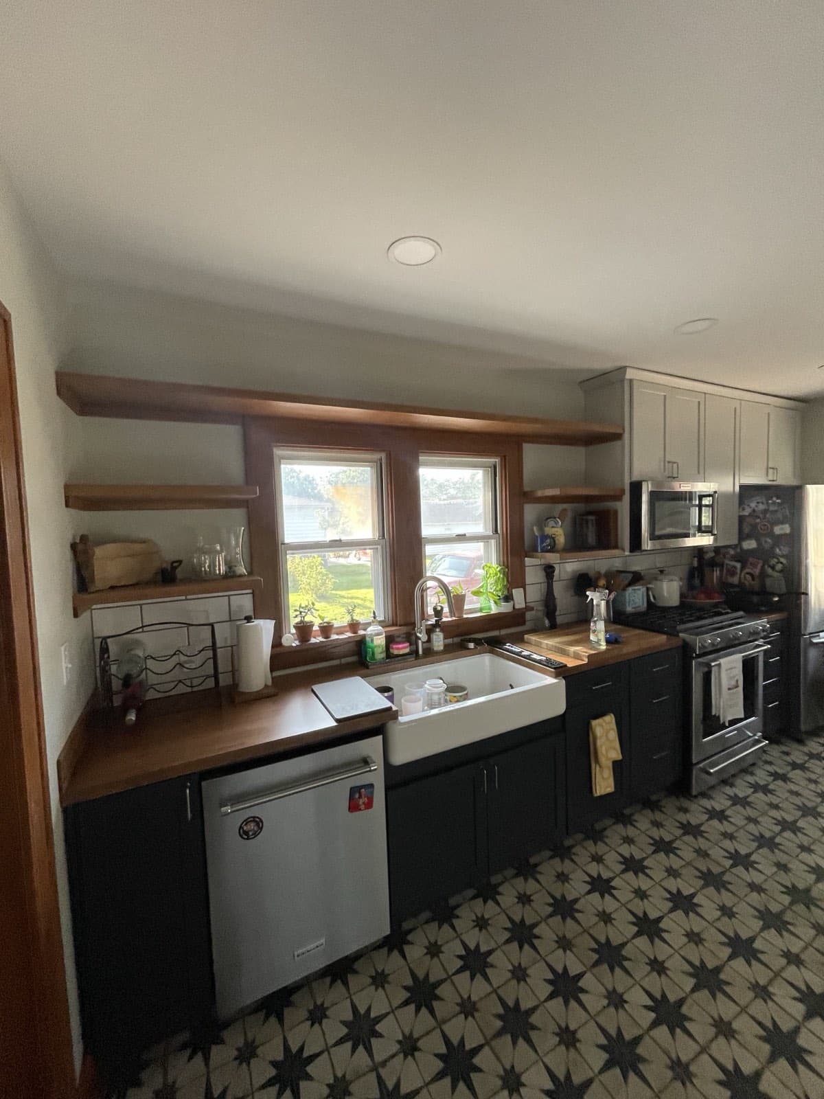 Butcher Block Farmhouse Kitchen