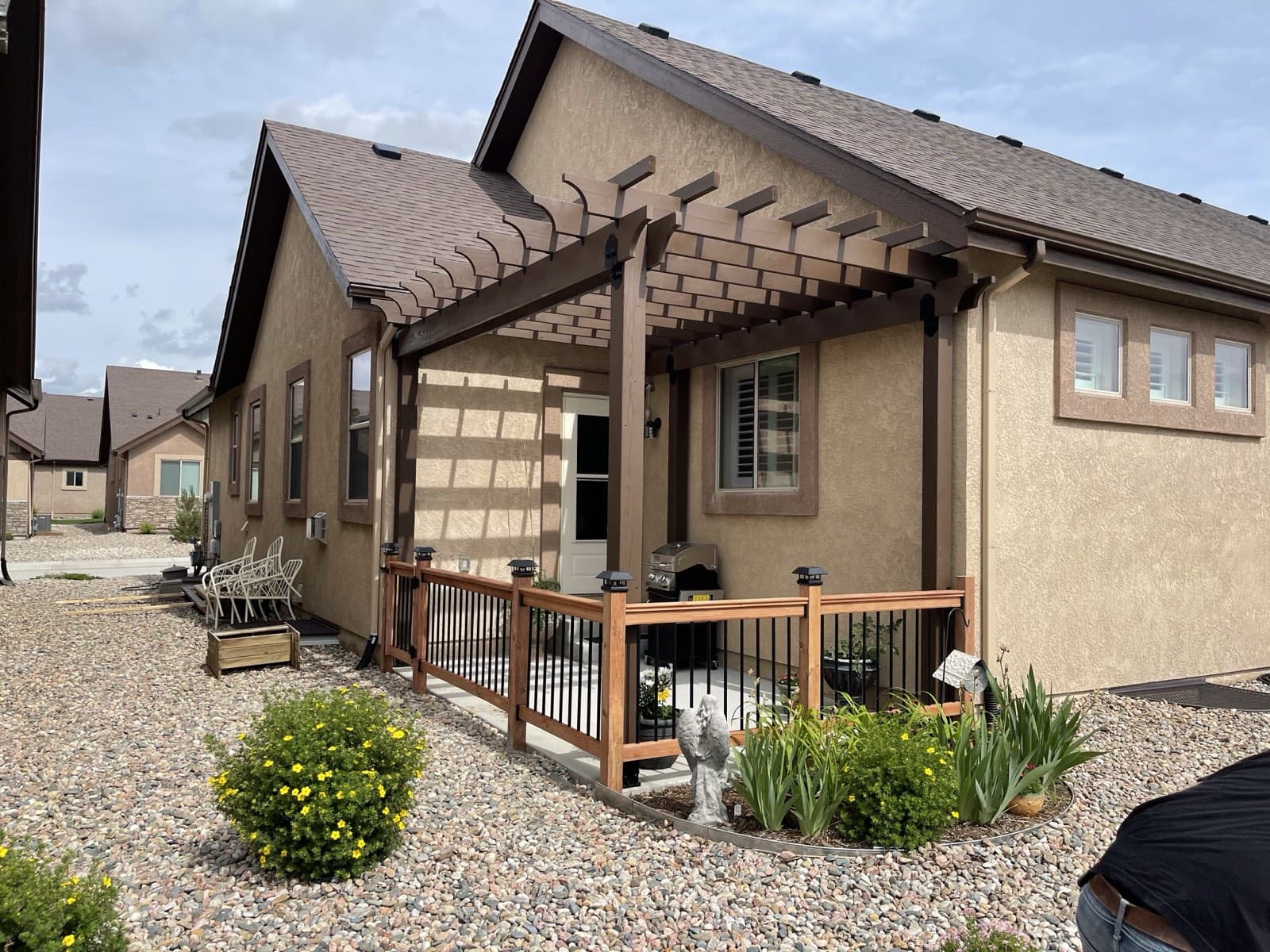 Cedar Pergola & Covered Patio